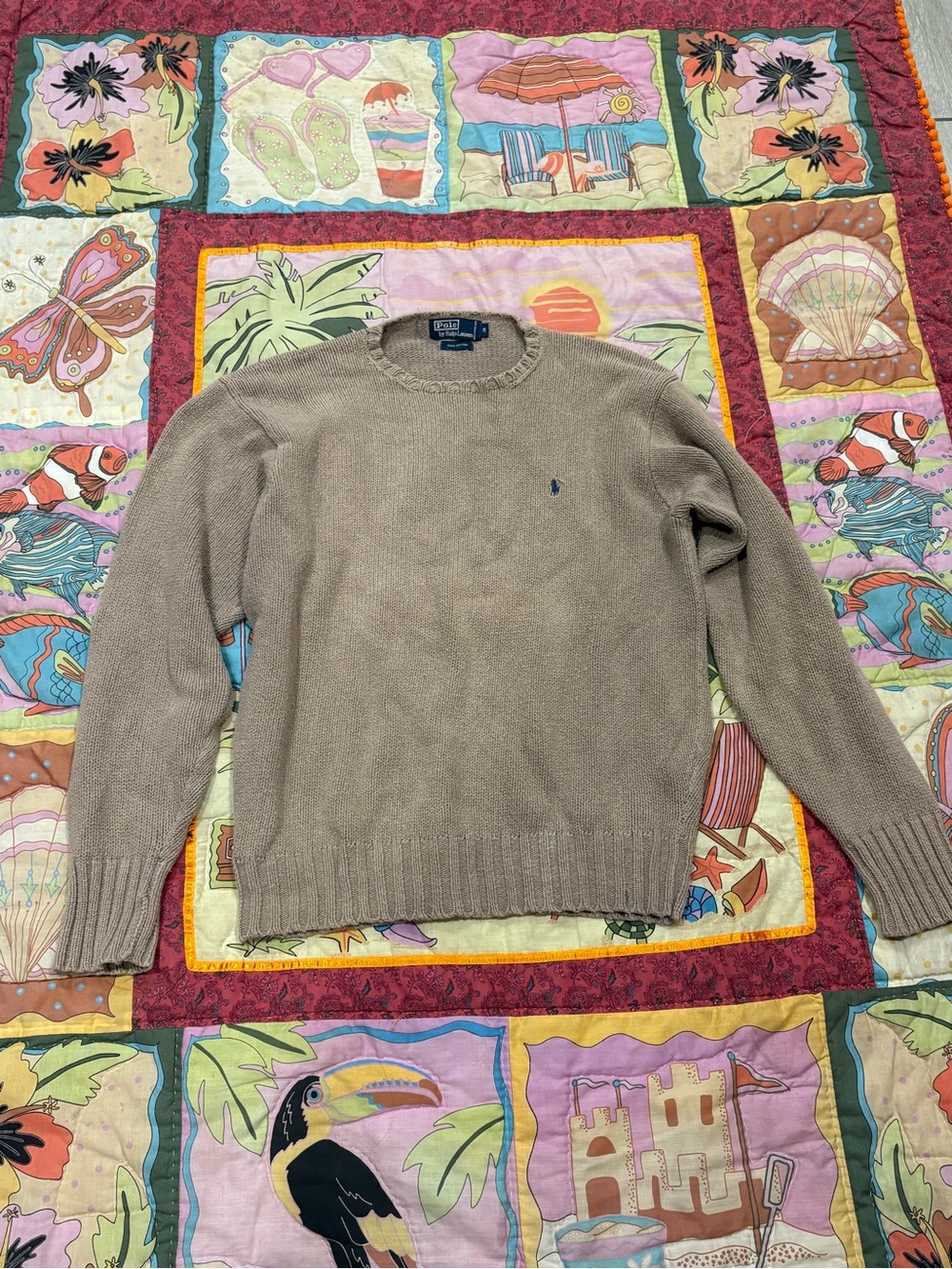 #1 Polo by Ralph Lauren Men's Classic Crewneck Sweater  size Medium